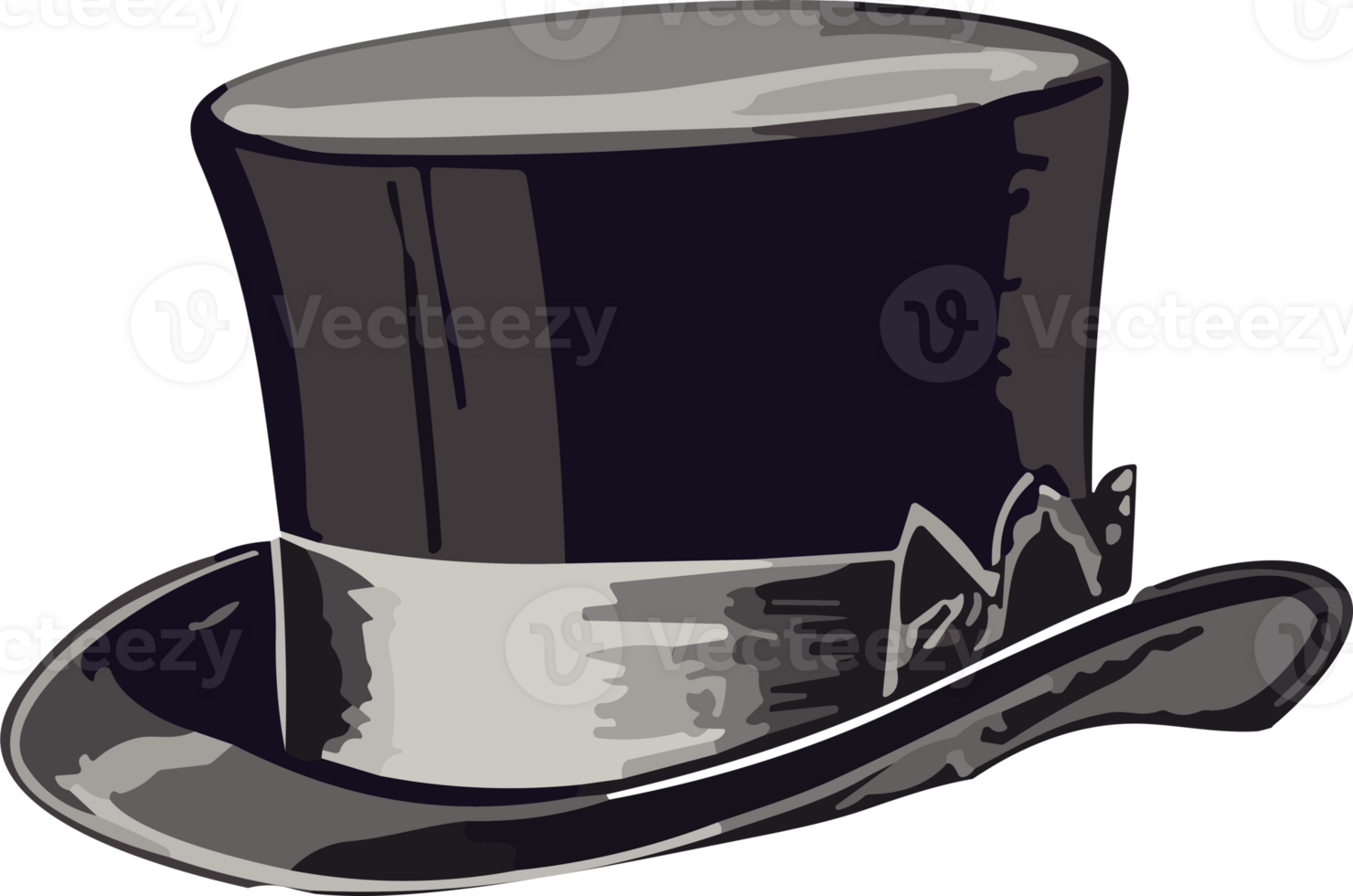 The Iconic Top Hat AI Generative png