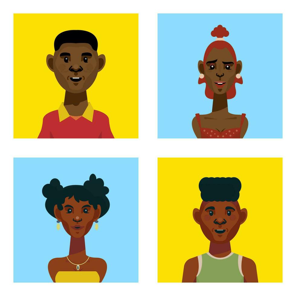 Collection of Avatars vector