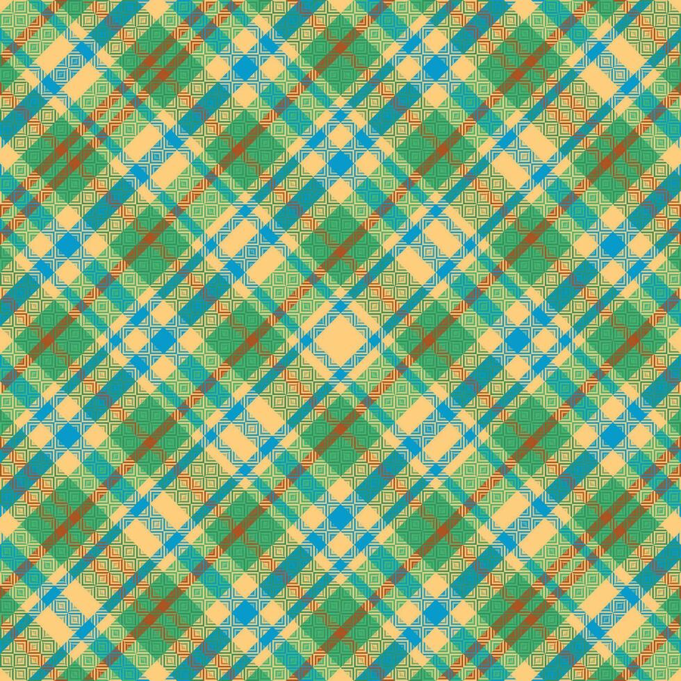 Tartan plaid pattern with texture and coffee color. vector