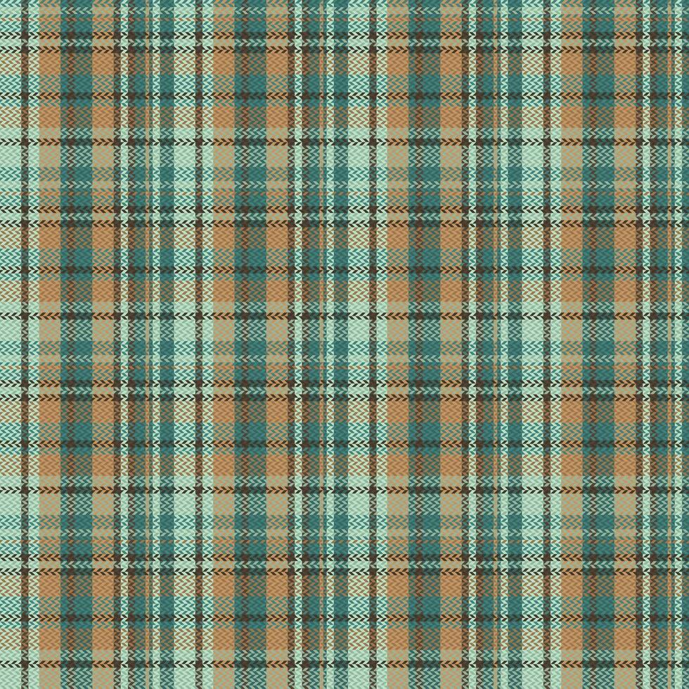 Tartan plaid pattern with texture and coffee color. vector