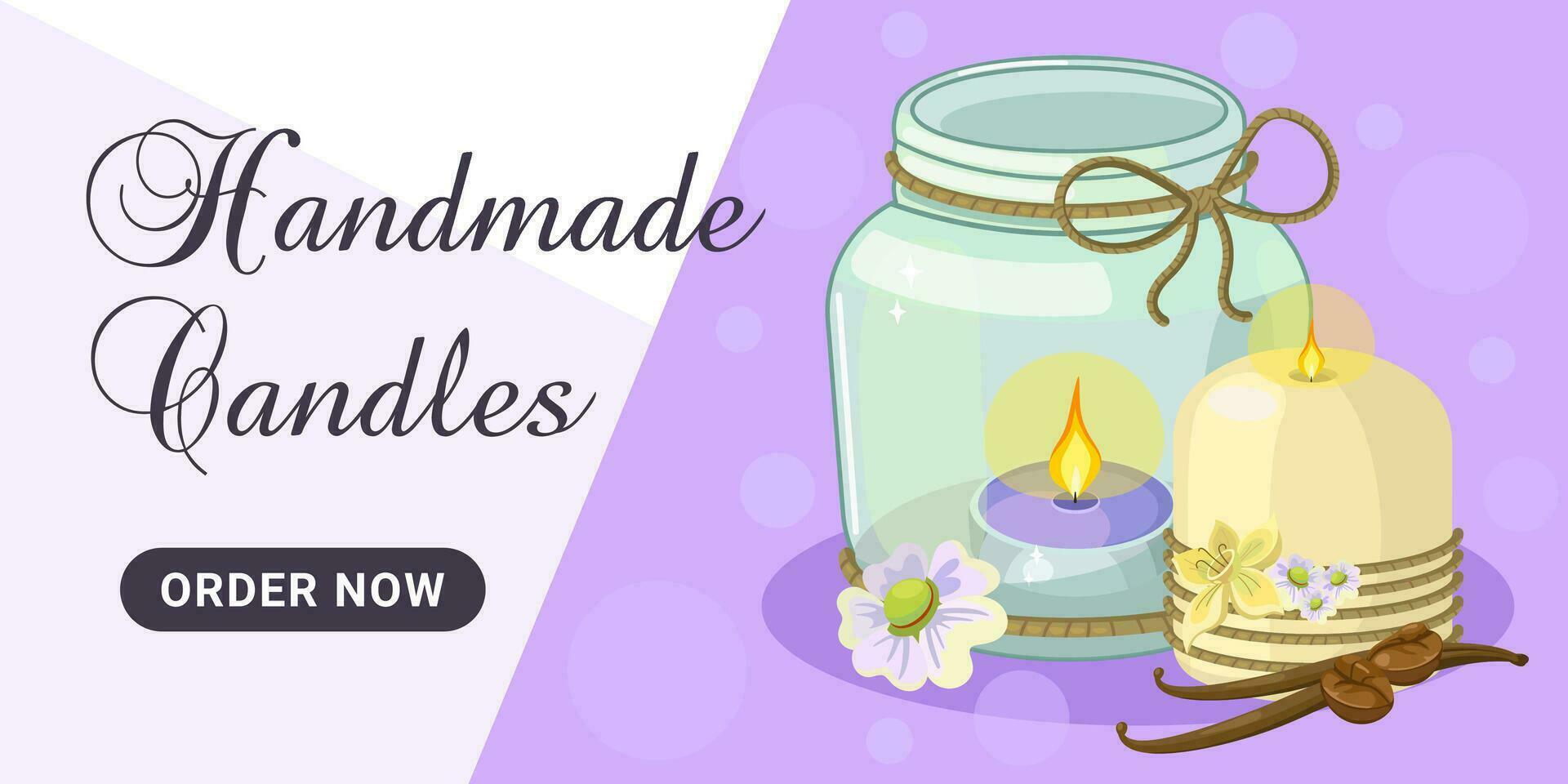 Landing page or Banner for Aromatherapy vector