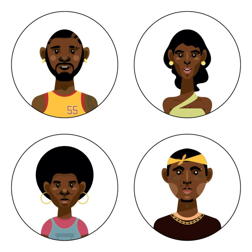 Collection of Avatars vector