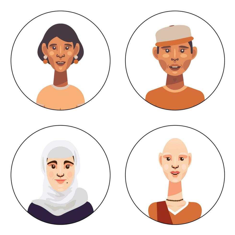 Collection of Avatars vector
