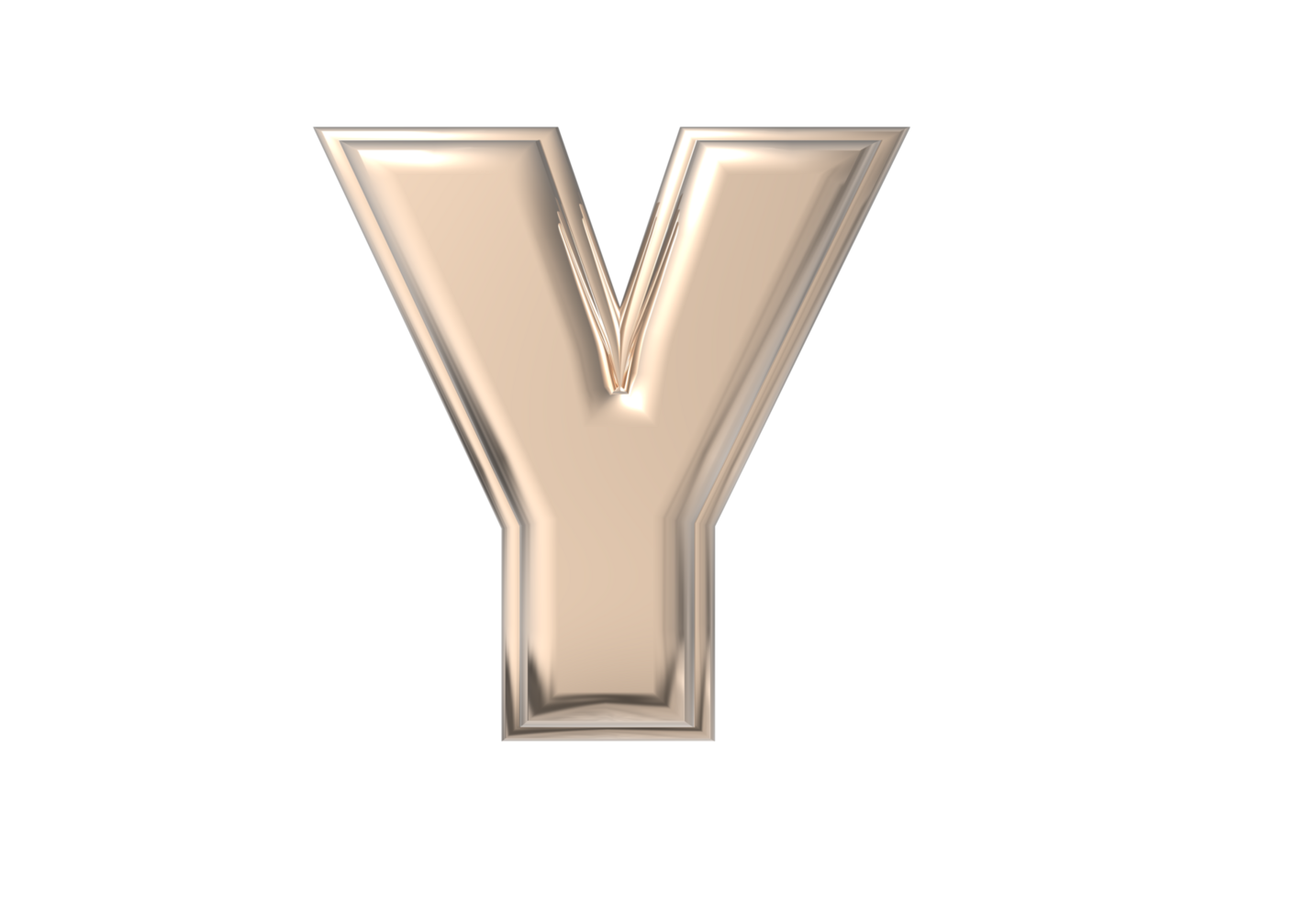 Text A to Z 3d with style color golden png