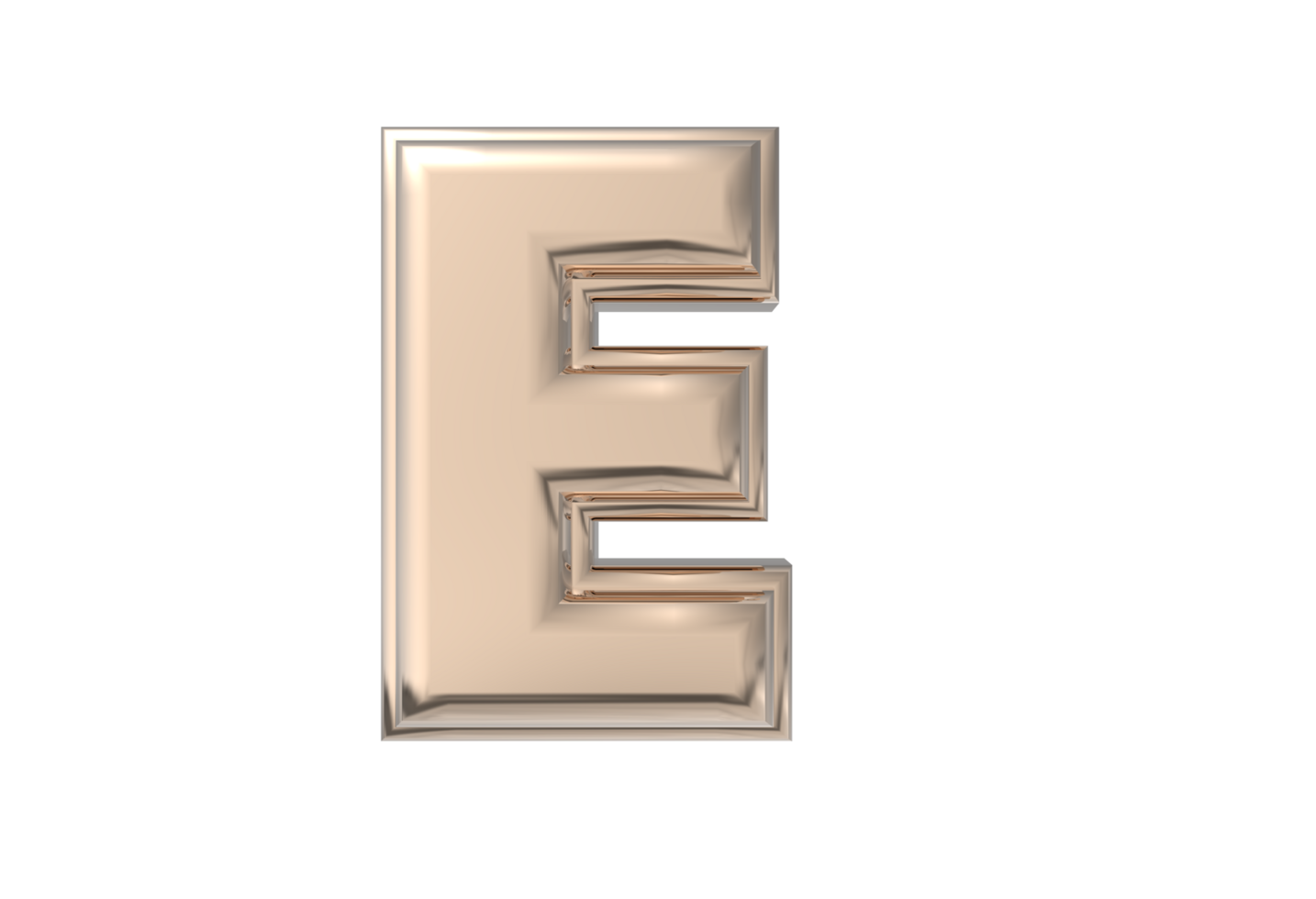 Text A to Z 3d with style color golden png