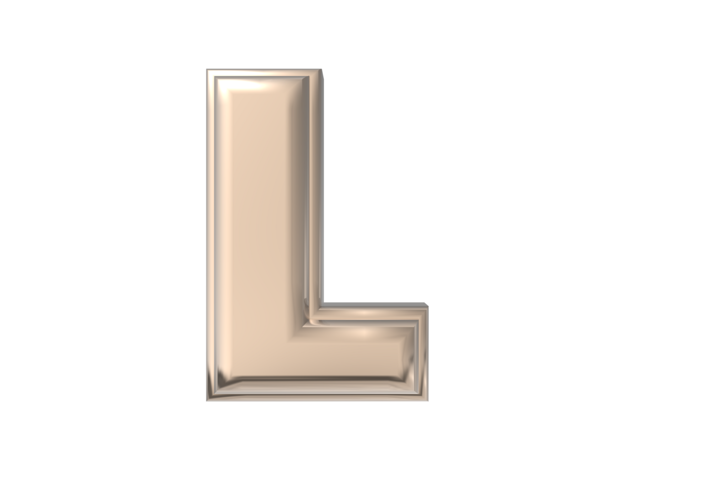Text A to Z 3d with style color golden png