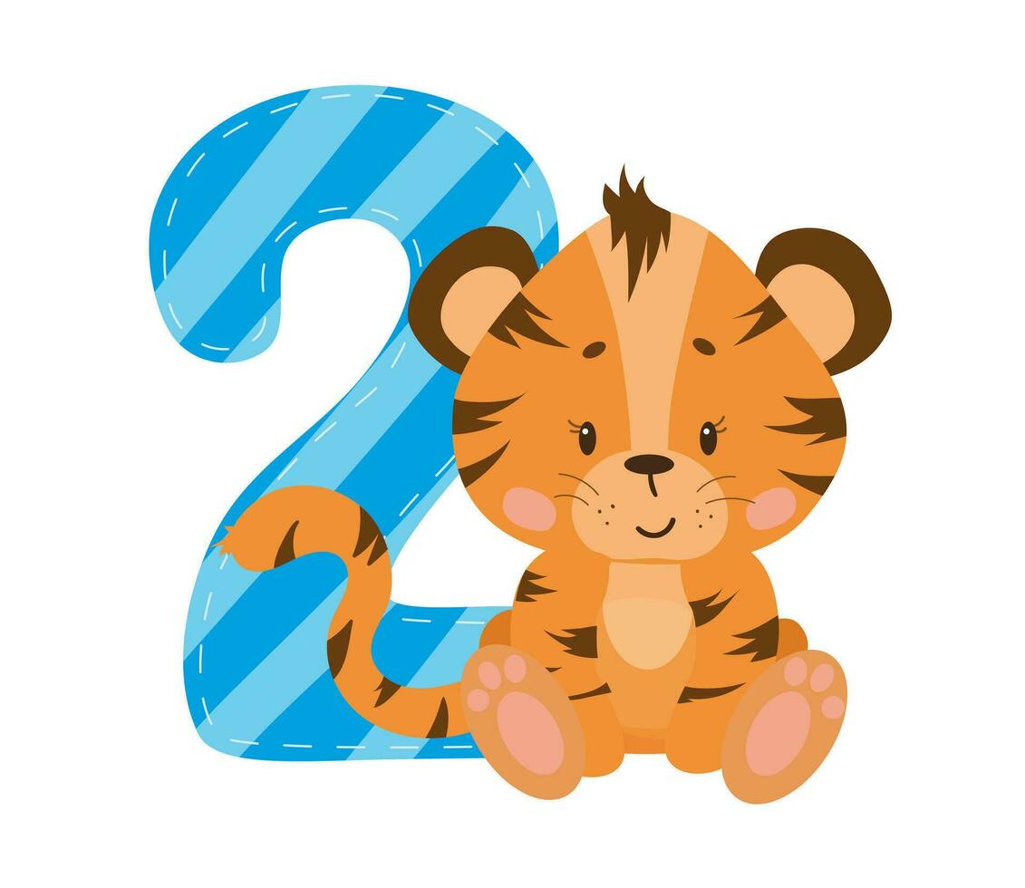 Number with an Animal vector