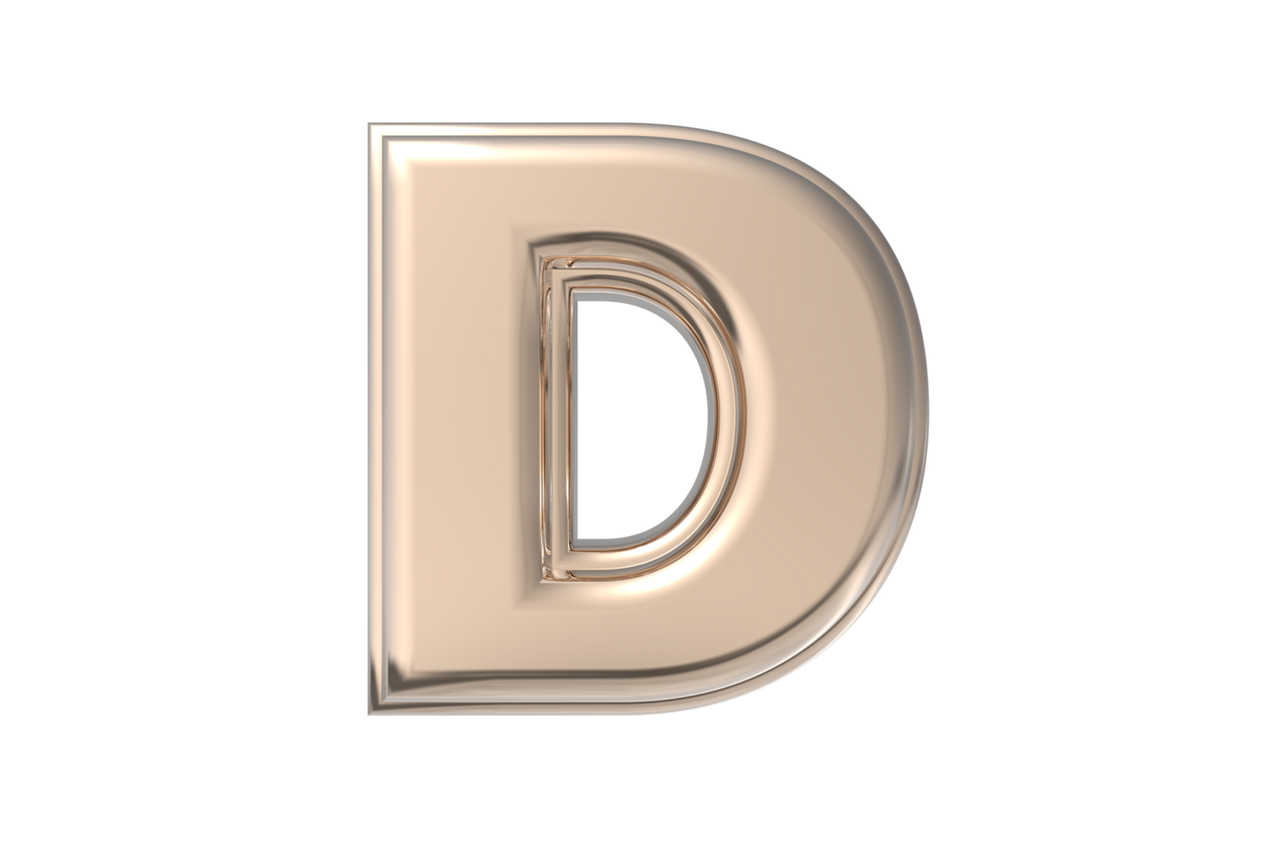 Text A to Z 3d with style color golden png