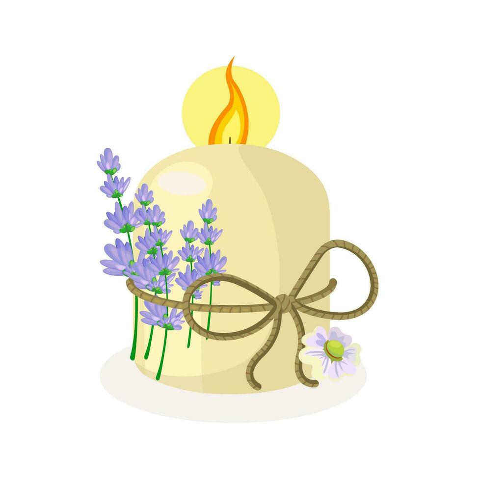 Illustration of Aromatic Candle 32045794 Vector Art at Vecteezy