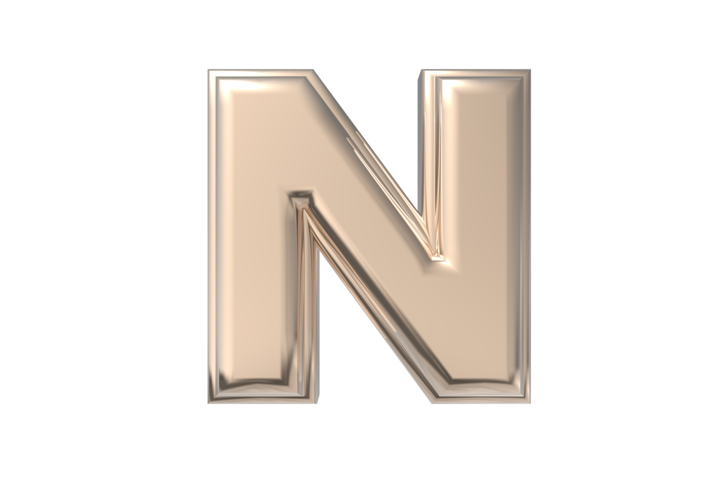 Text A to Z 3d with style color golden png