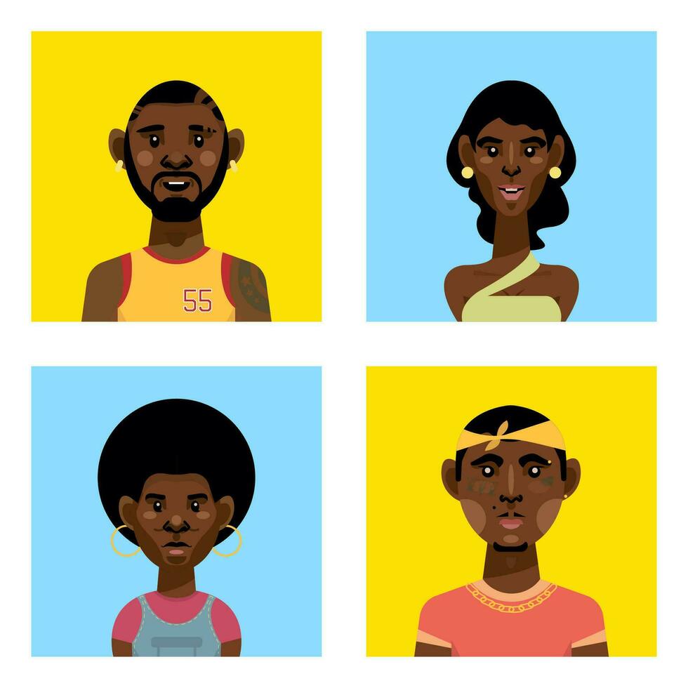 Collection of Avatars vector