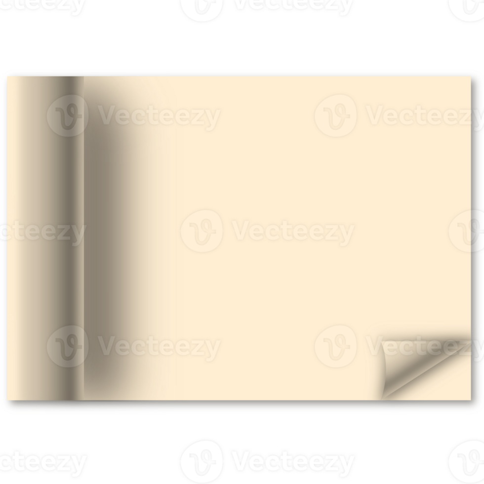 Open book with blank pages. png