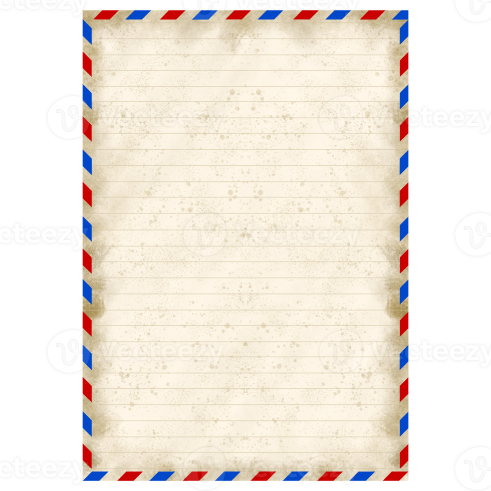 old paper with ribbon on transparent background. png