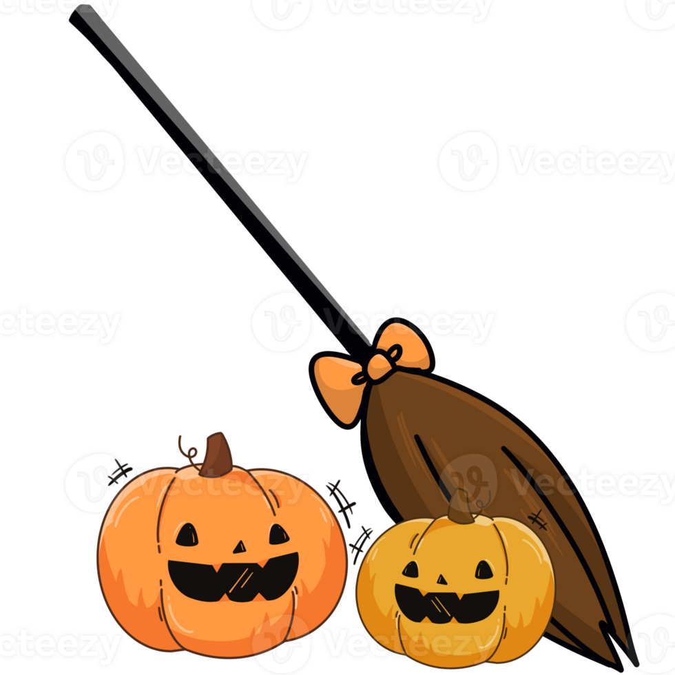 cute pumpkin in halloween png