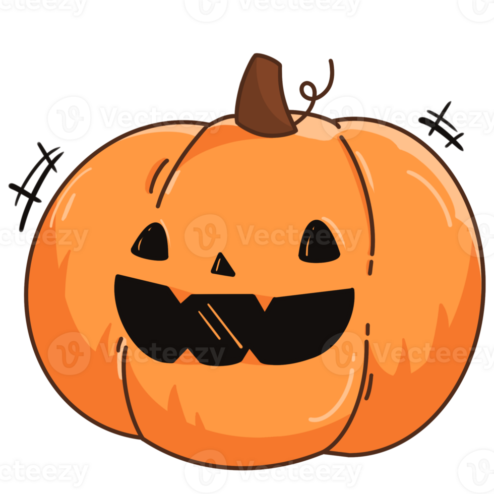 cute pumpkin in halloween png