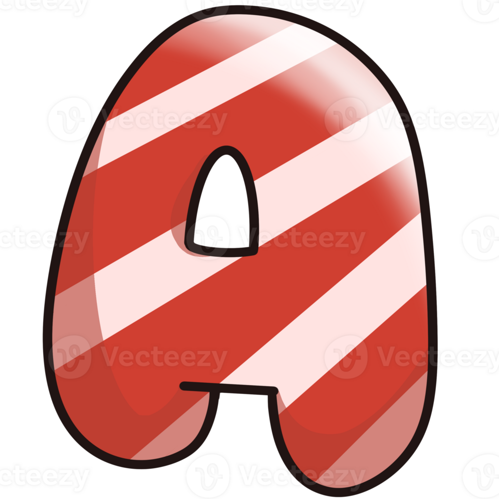 Cute alphabet A-Z png