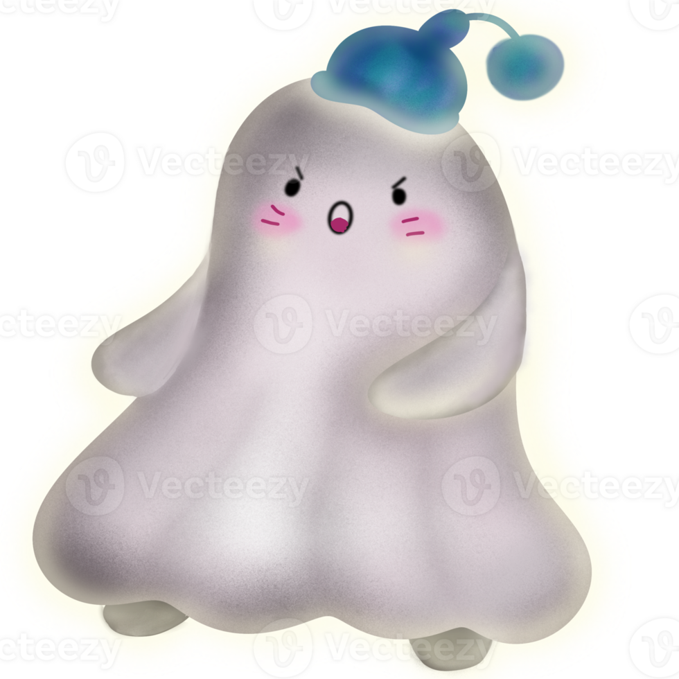 cute ghost in halloween png