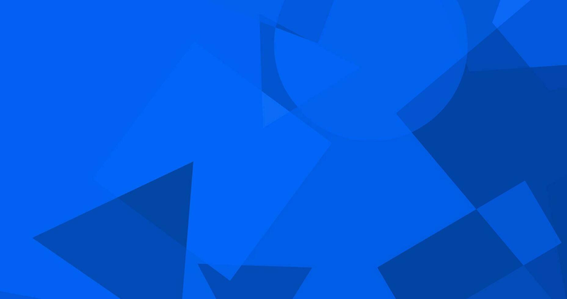 blue geometric background for design template vector