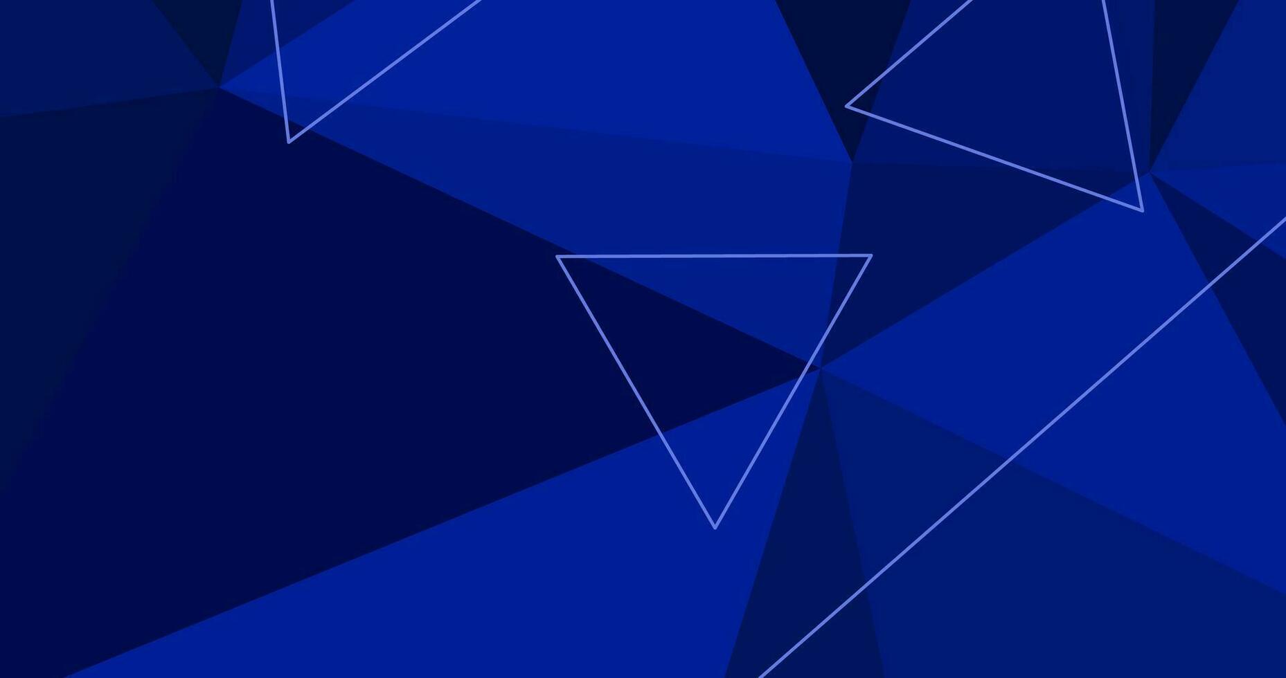 abstract modern blue background with triangles vector