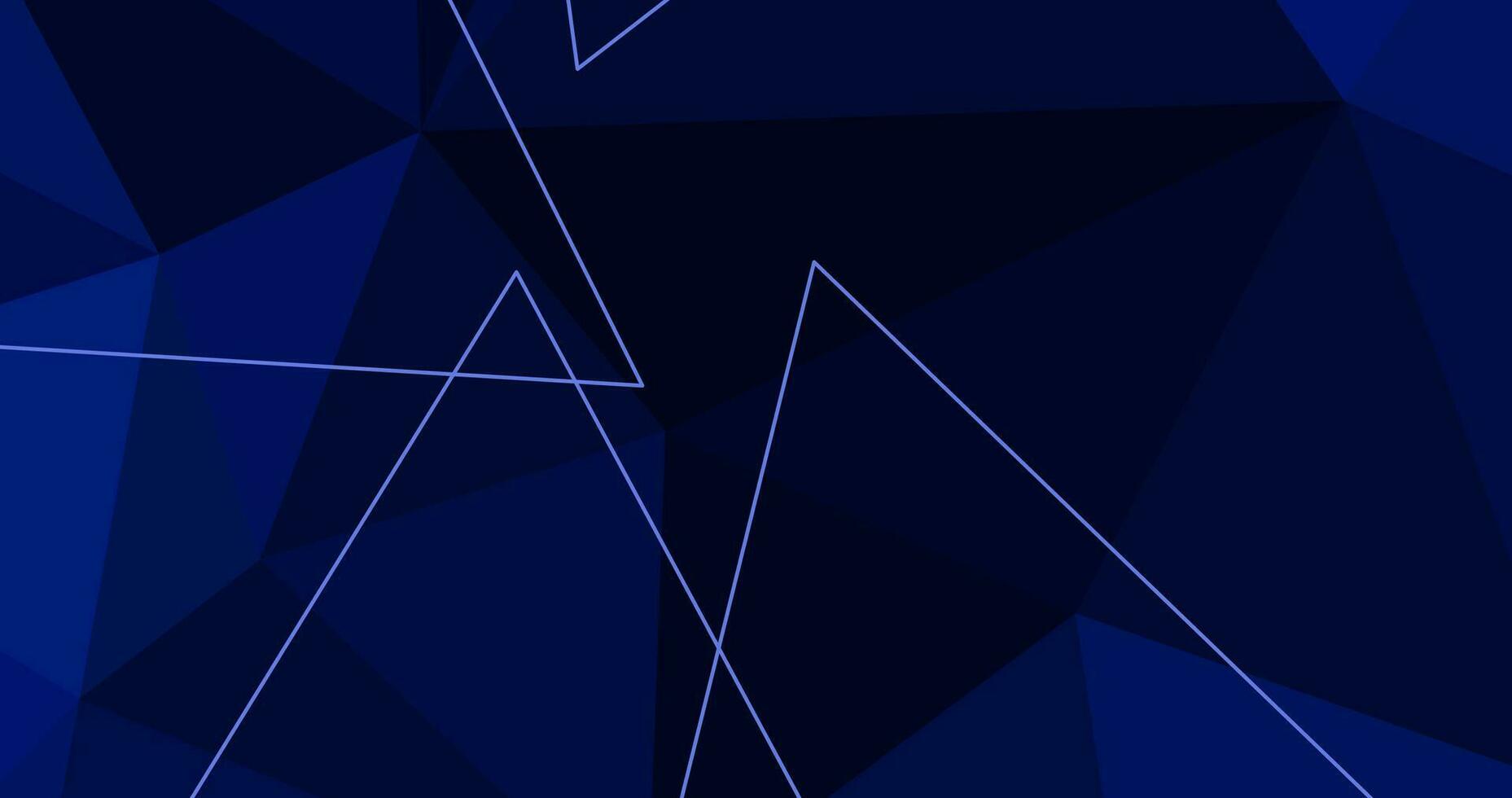 abstract modern blue background with triangles vector