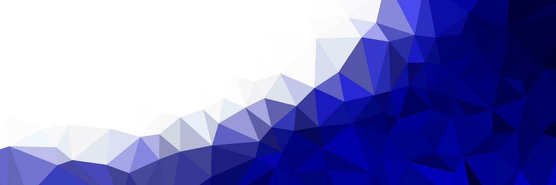 abstract blue background with triangles vector