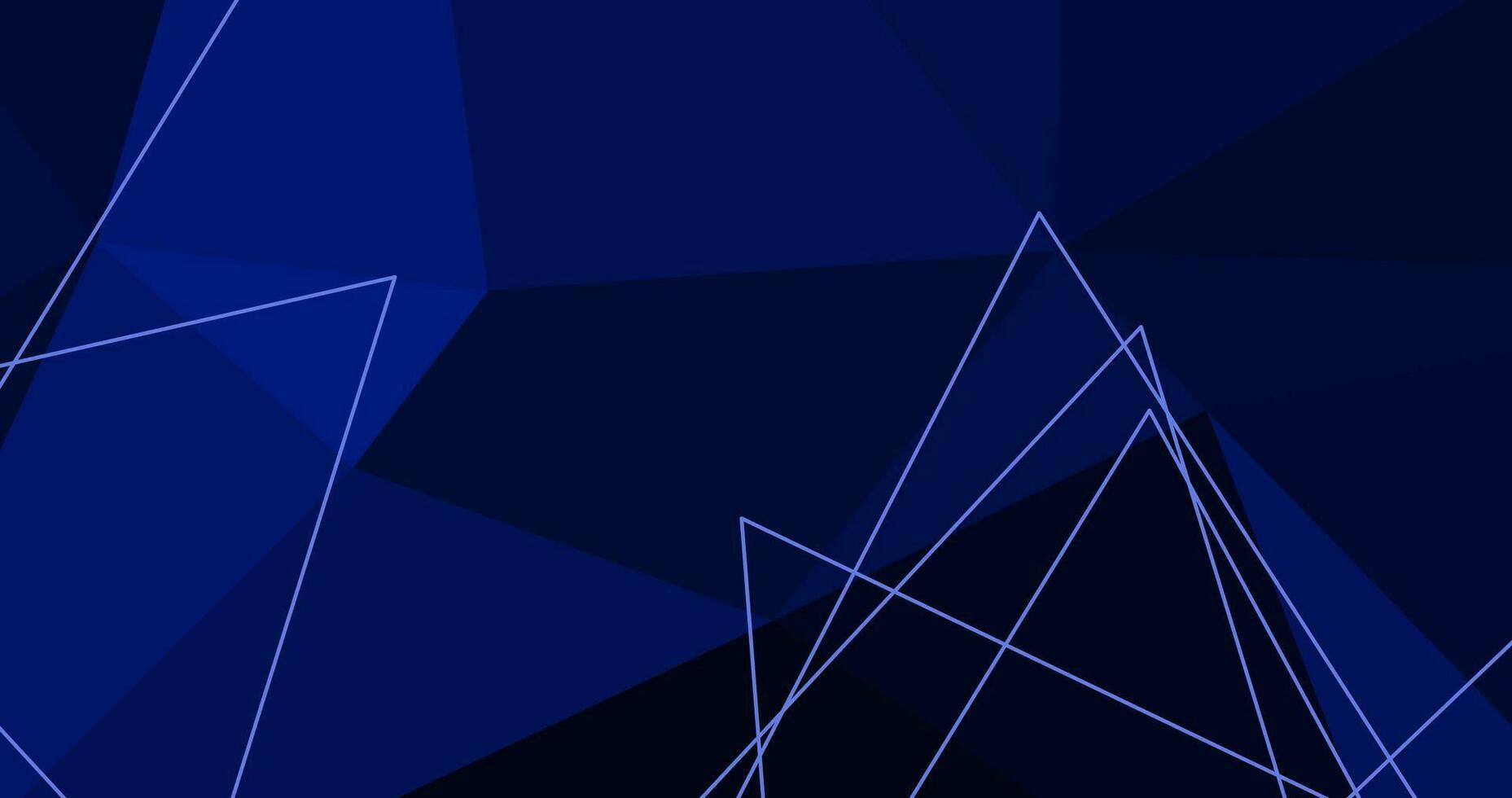 abstract modern blue background with triangles vector