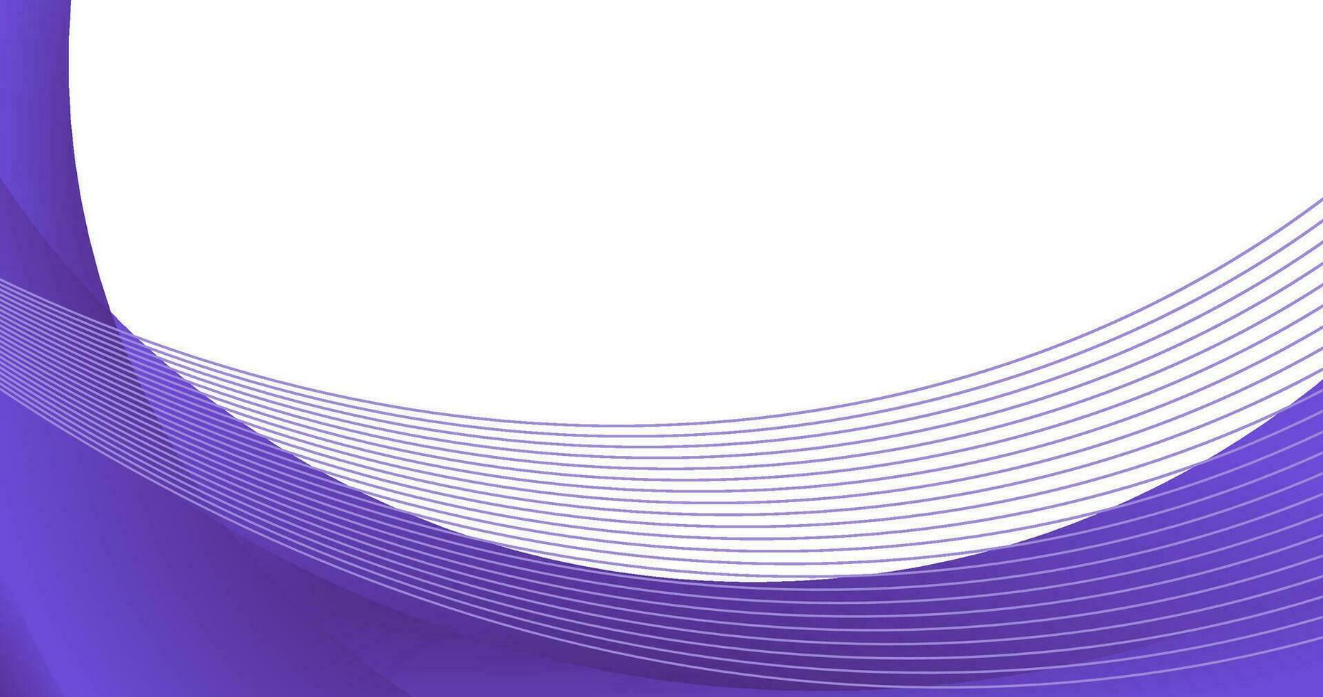 abstract purple wave background with copy space area vector