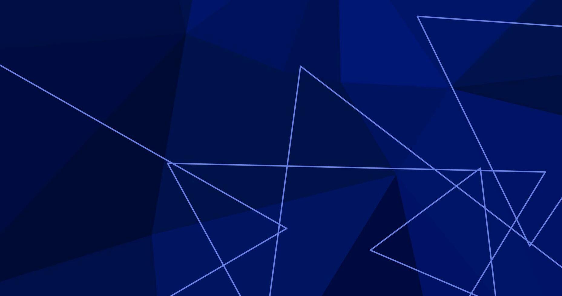 abstract modern blue background with triangles vector