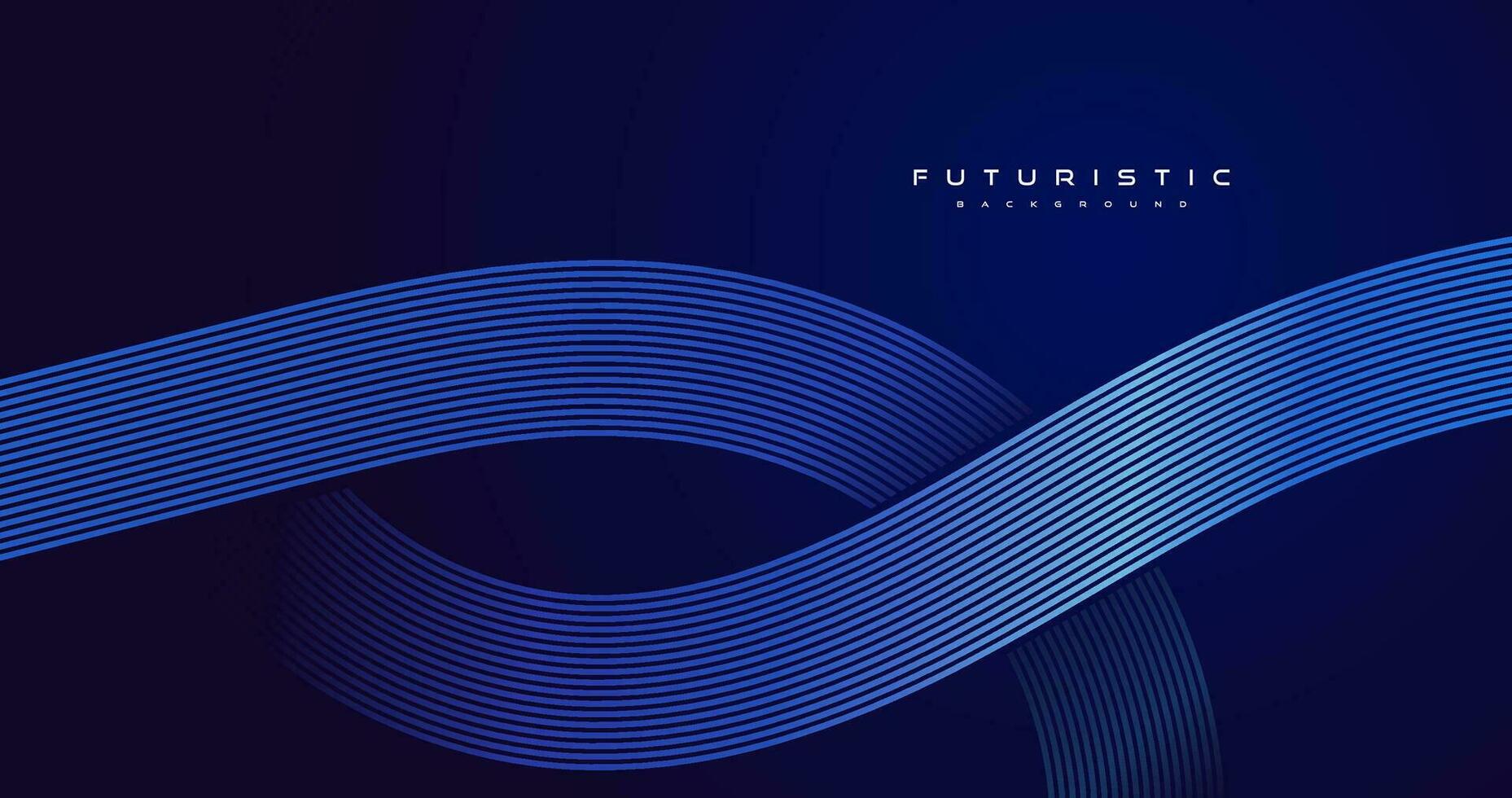 abstract modern futuristic dark background with glowing lines vector