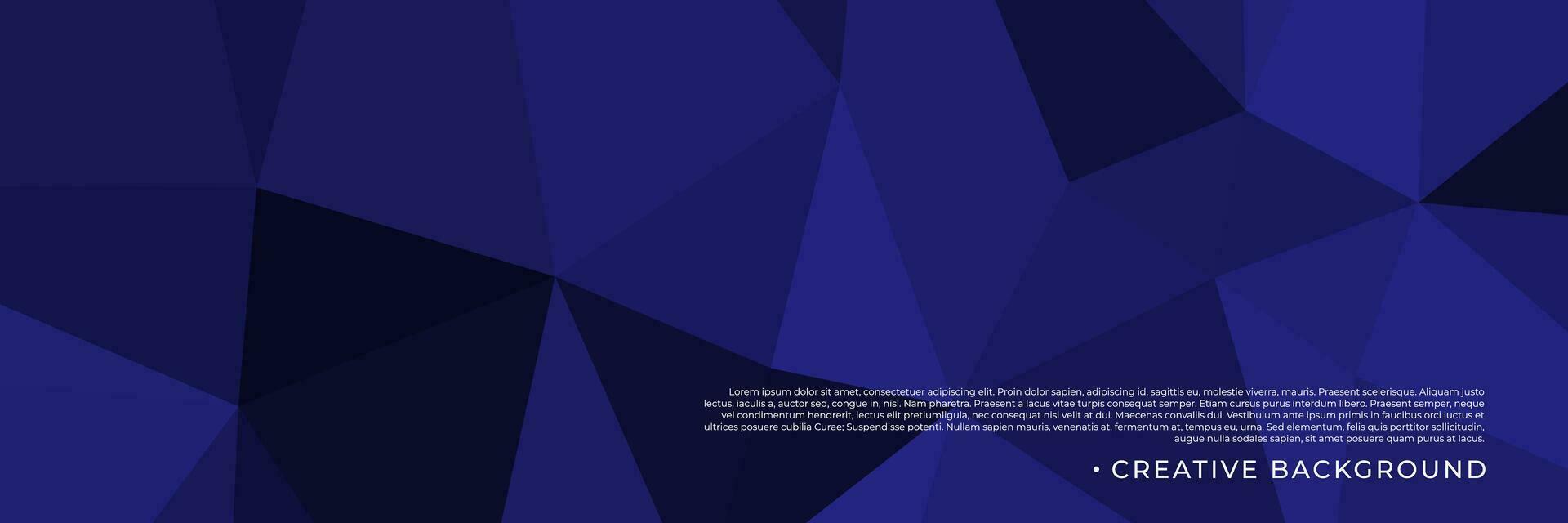 abstract blue triangles background for design vector