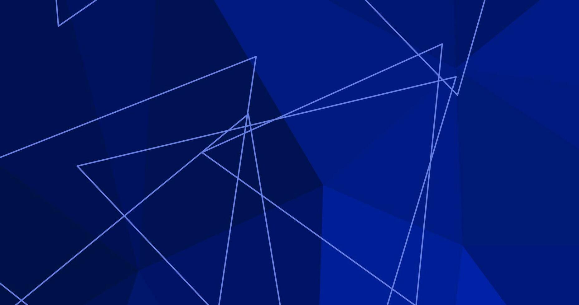 abstract modern blue background with triangles vector