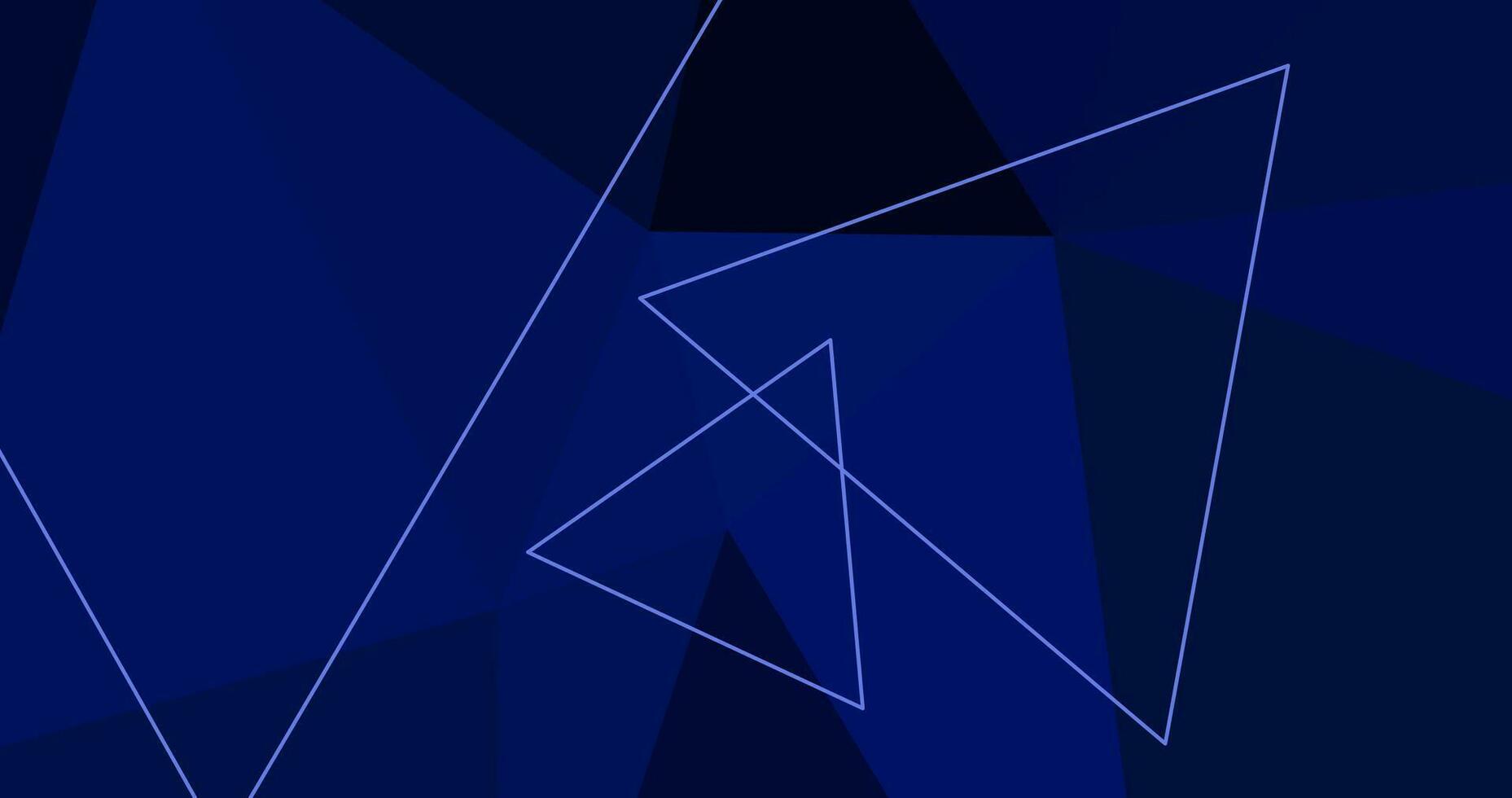 abstract modern blue background with triangles vector