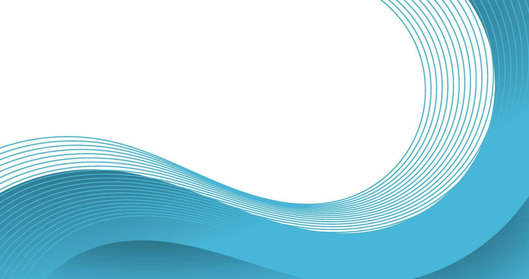 Blue Sea Background with copy space area for business vector