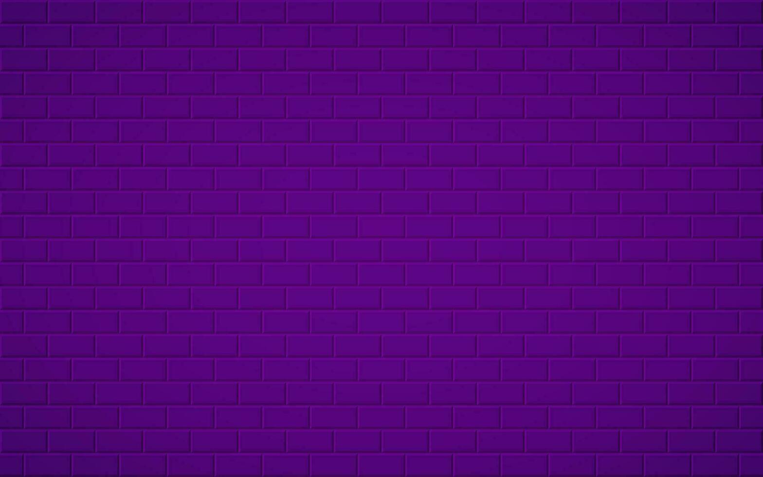 Dark purple brick wall background. Abstract seamless pattern. Vector illustration