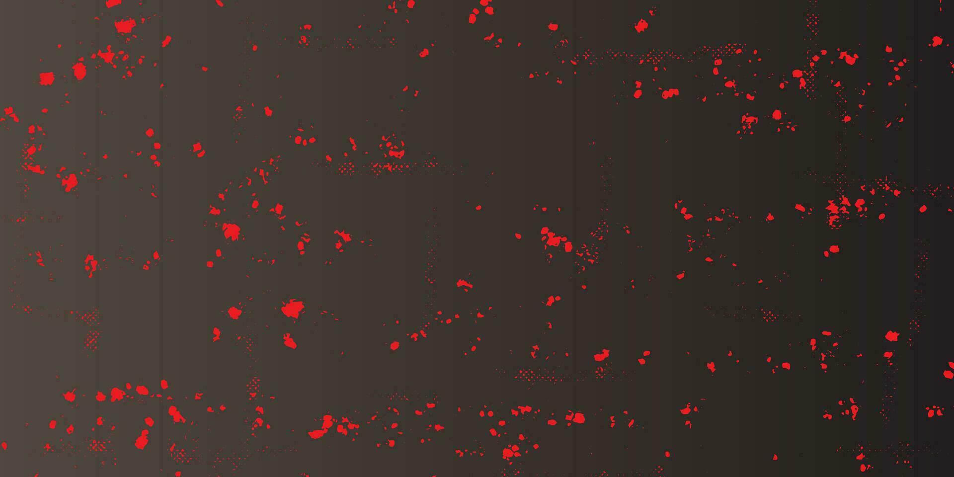 a red and black background with many spots vector