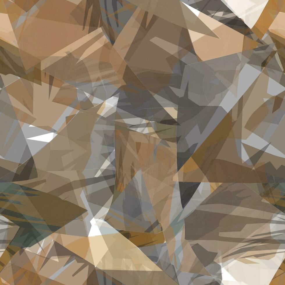 abstract background with triangles in brown, grey and white vector