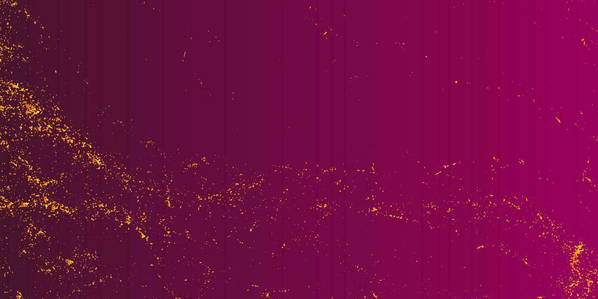 a purple and gold background with a small amount of dust vector