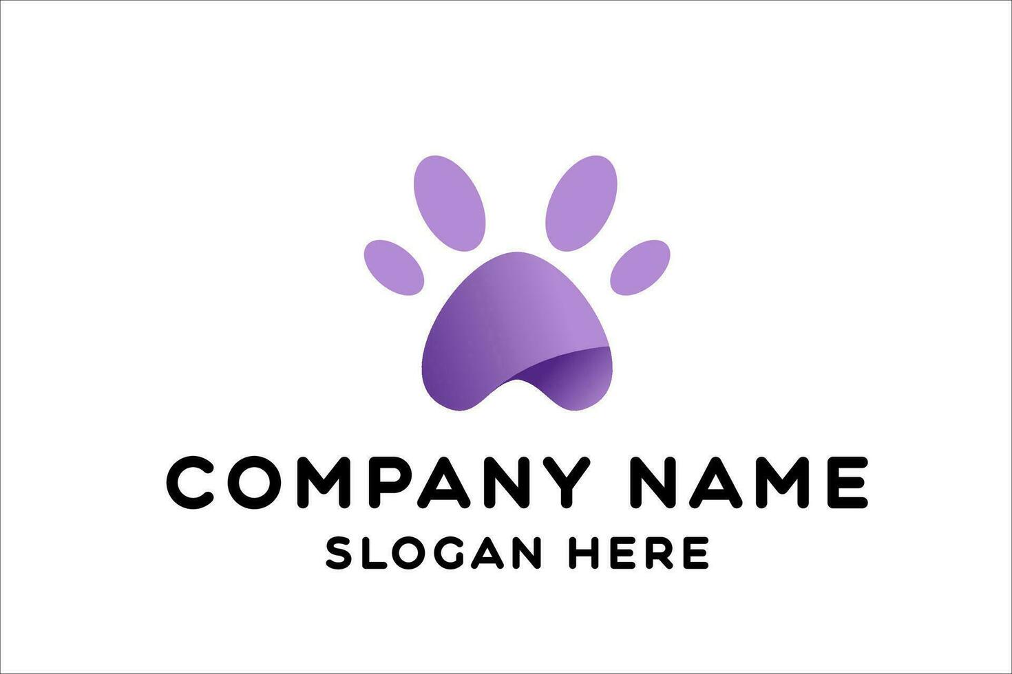 Pet Gradient Logo Icon Illustration vector