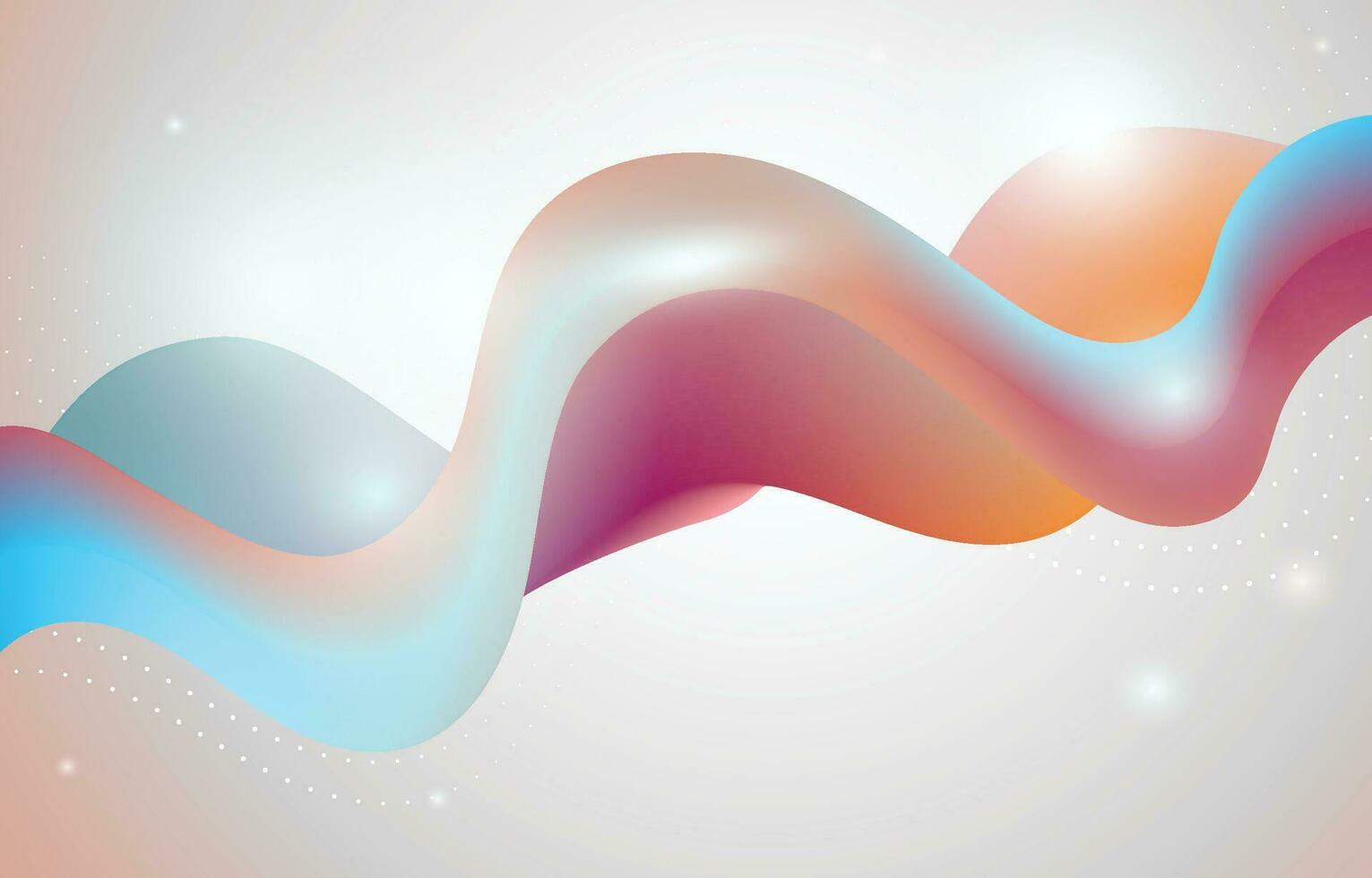 abstract colorful background with line waves vector