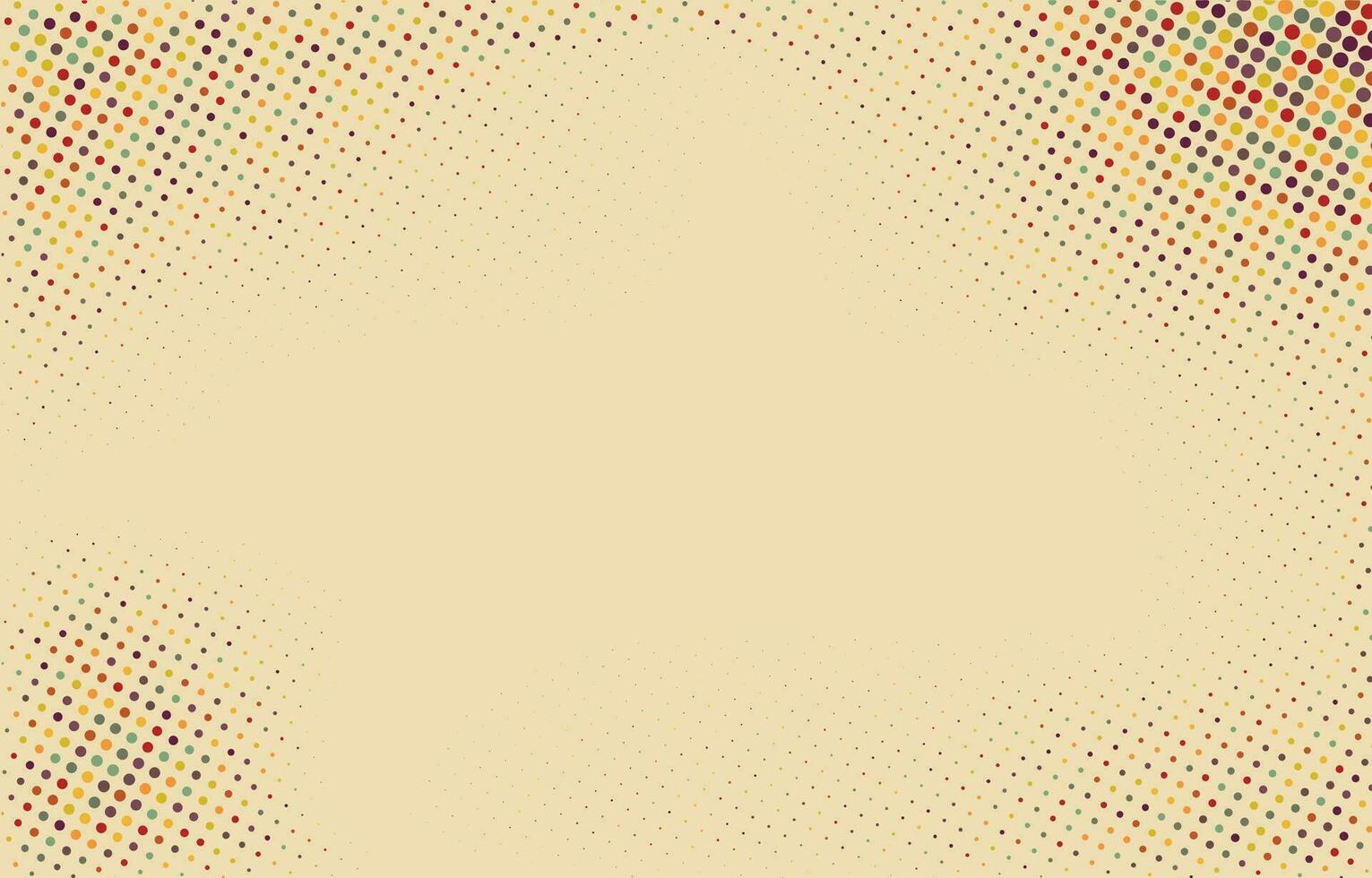 Abstract Retro Dots Pattern Background vector