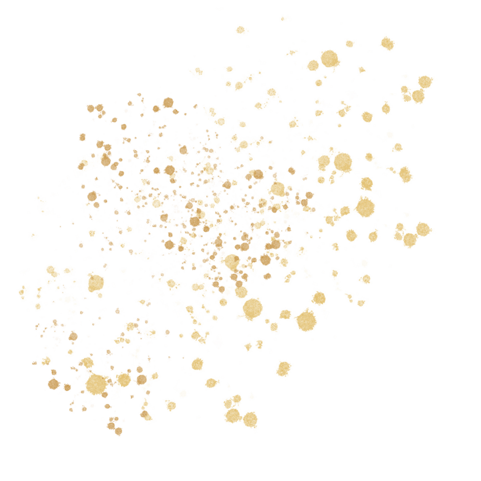 Golden glitter background png