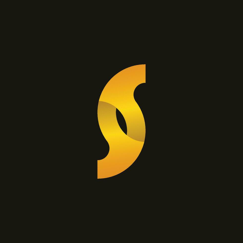 3d Letter S Logo vector