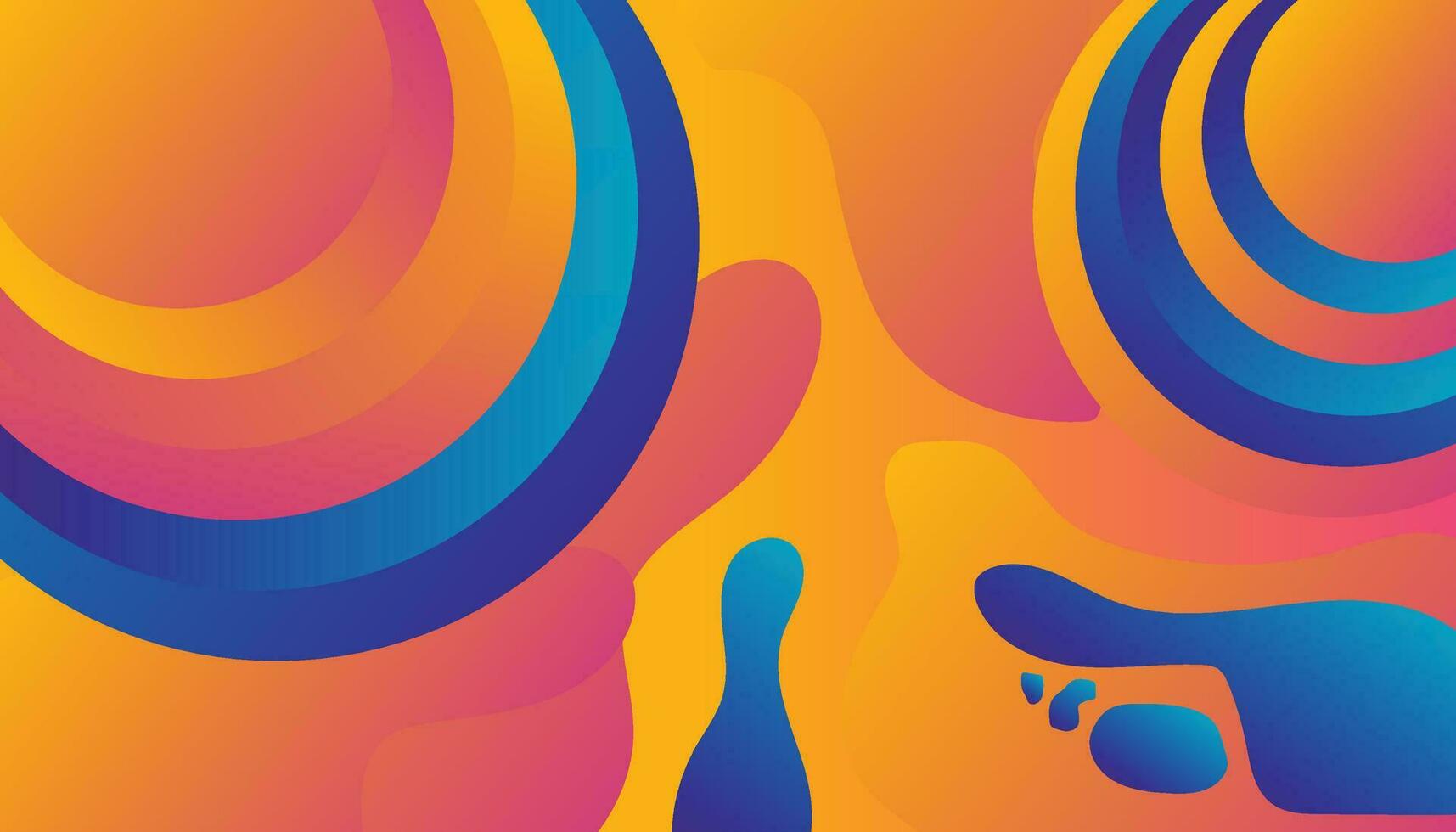 Trendy summer fluid gradient background, colorful abstract liquid. Modern wallpaper design for poster, website, placard, cover, advertising. Vector illustration.