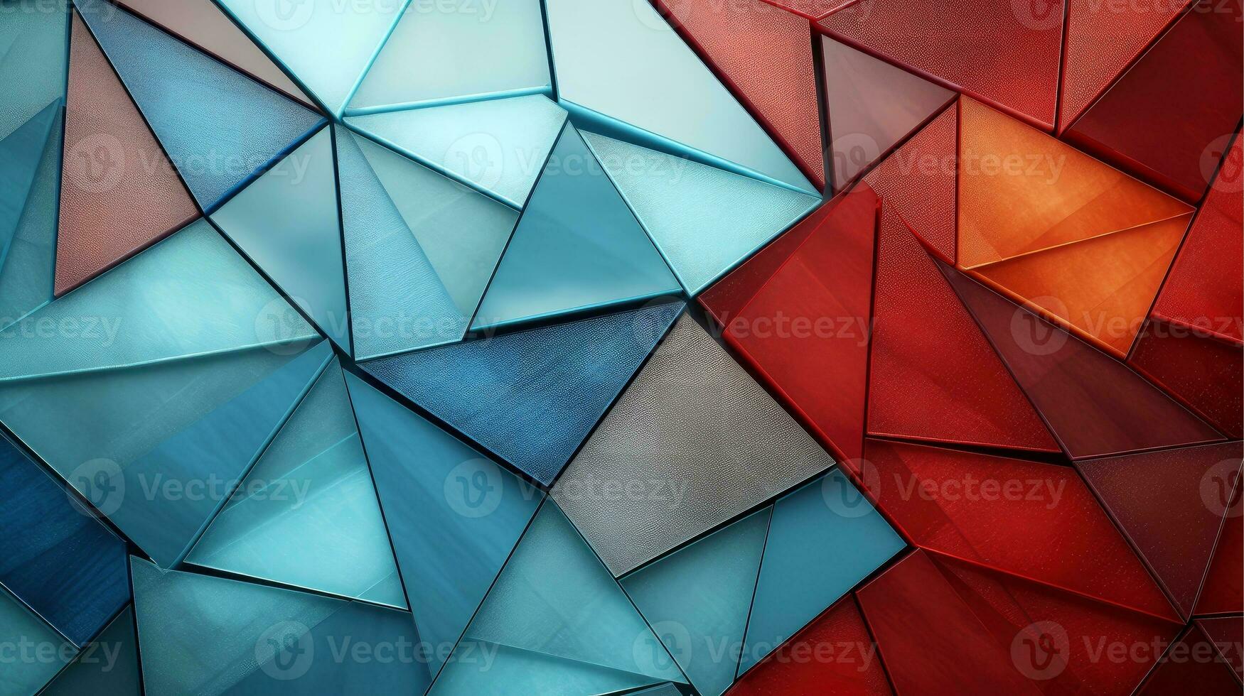 Wood marquetry wall parquet, abstract pattern background, Generative AI illustration photo