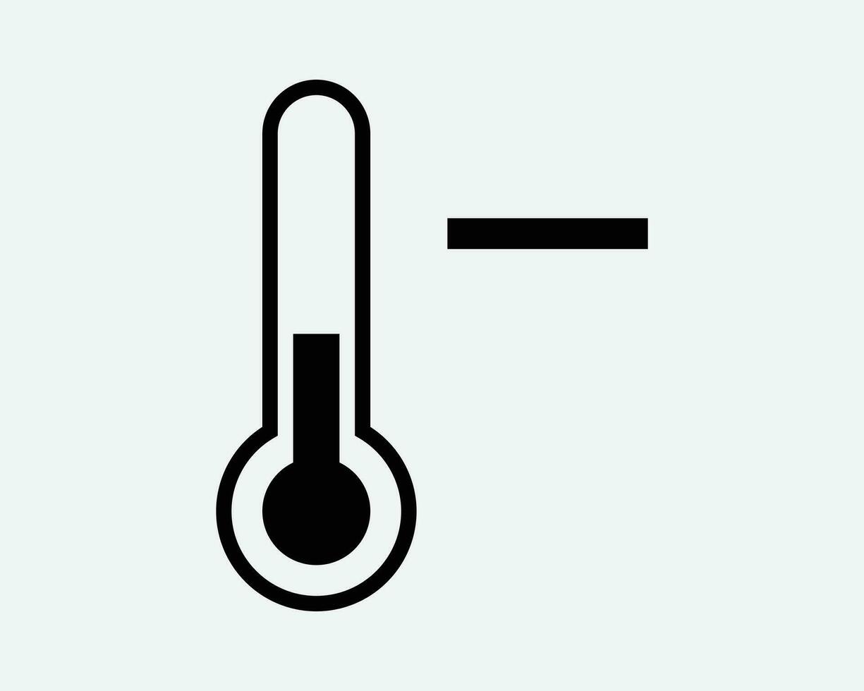 Thermometer app icon. Air temperature measurement. UI UX user