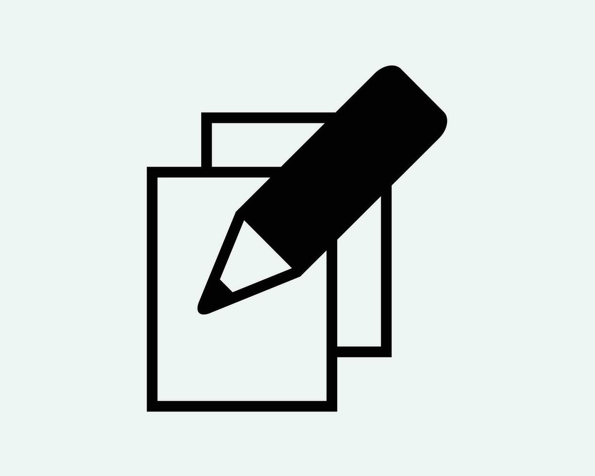 Edit Document Icon vector