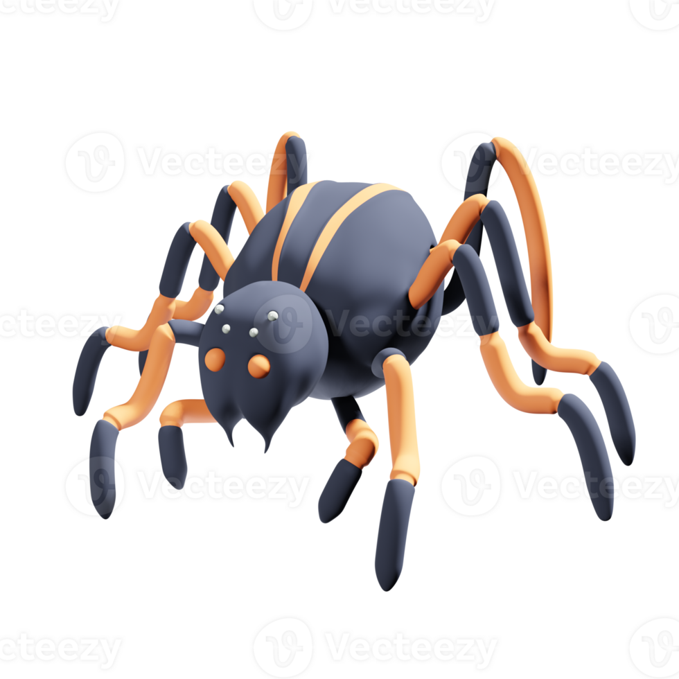 Spider. Halloween 3D Icons png
