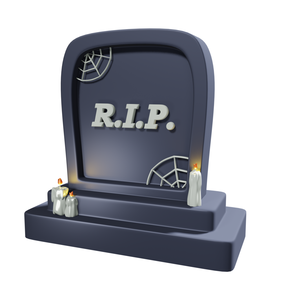 Funeral, Halloween Icon 3D png