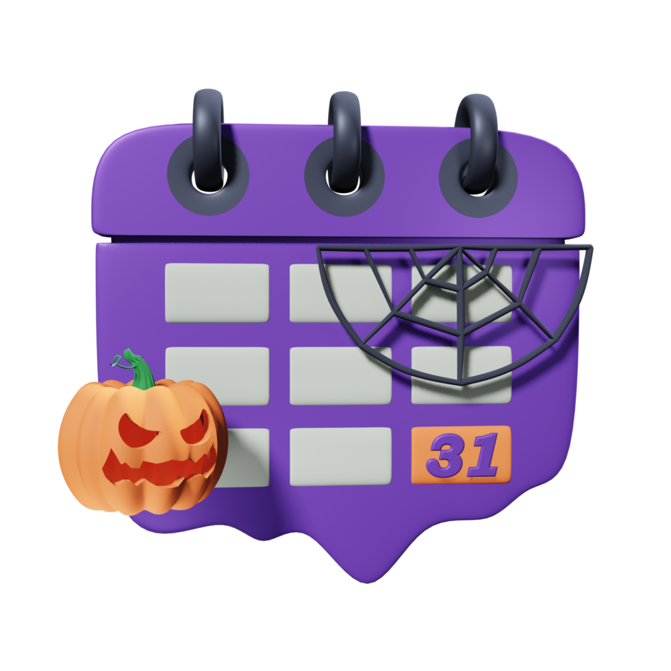 Halloween. Calendar October 31st. png