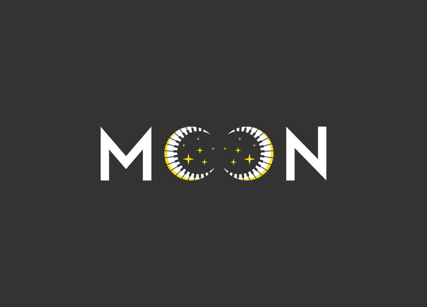 Luna logo diseño gratis modelo vector